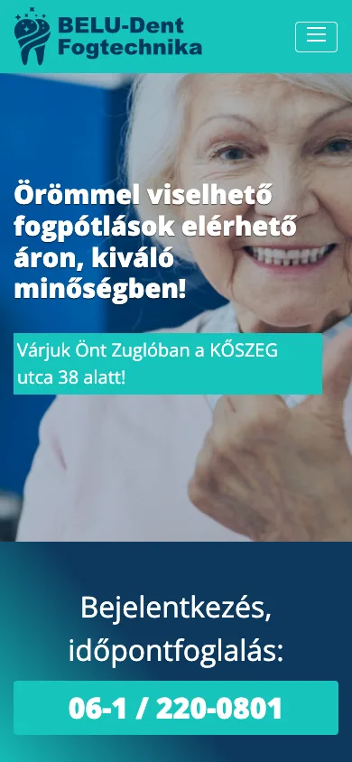 budapestifogtechnika.hu mobil nézet
